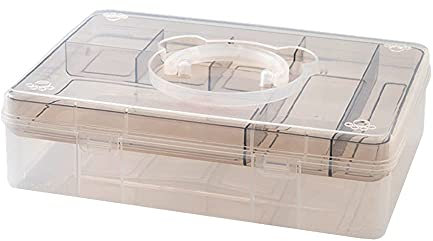 ISCBAFYX Medikamentenbox Erste-Hilfe-Box Erste-Hilfe-Box Für Zu Hause Große Medikamenten-Aufbewahrungsbox Große Aufbewahrungsboxen Erste-Hilfe-Aufbewahrungsbox Kunststoffbox Mit Fächern Weiß,