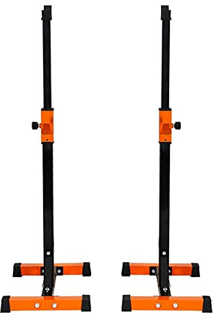 Mecmoc Adjustable Squat Barbell Rack, Split Bench Press Stand Barbell Rack, Home Strength Training Fitness Equipment, Load 200 Kg