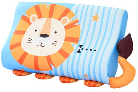 Coussin pour Enfant - pour Dormir - 45 x 27 x 6 cm - Calmly - Ergonomique - Respirant - Mousse Confortable - Protection du Cou pour