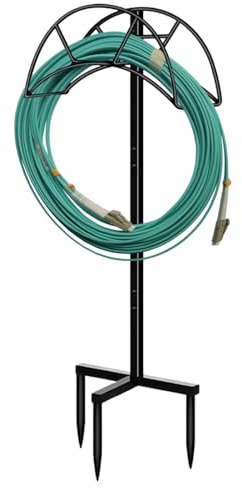 Gazocua Aufbewahrungsregal Für Gartenschläuche,Schlauchhalter Aus Metall,Freistehender Schlauchaufbewahrungsständer Für Garten,Terrasse,Rasen,Hof,Hinterhof,schwarz