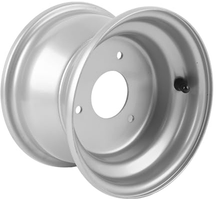 YDuupxe 7 Zoll Go Kart Felgen 7in ATV Rad Rand Aluminiumlegierung 3 Bolzenlöcher 16x8.00-7 Silber Rostfeste 136 Mm für Go Kart ATV Quad Dirt Bike Ride auf Dem Mäher