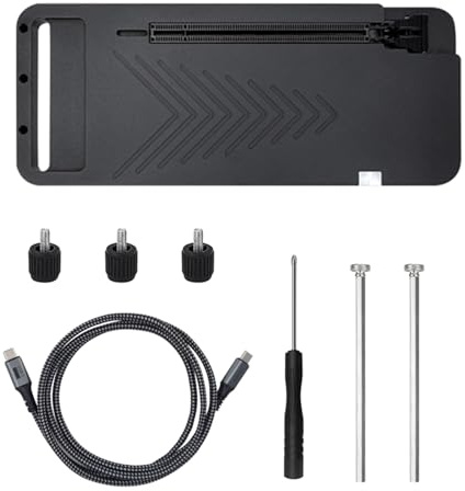 Oxxggkao Station d'accueil USB de type C pour carte graphique externe, chargement inversé, transfert 40 Gbit/s, prend en charge le boîtier GPU externe RTX3060 et GTX1060