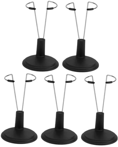 Support pour Lightstick Noir 5 Pièces Pvc Fer, Montage Rapide Extérieur | Support de Rangement pour Bâton Lumineux, Usage Collection et Activités Camping, Stabilité Renforcée, Assemblage Simple