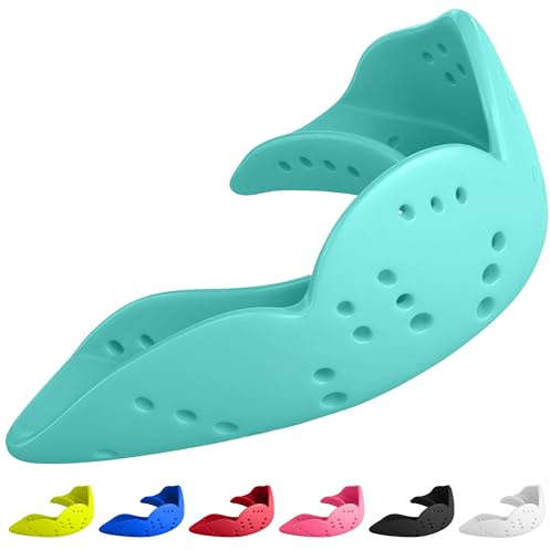 SISU Munskydd Aero, 1,6 mm, sportmunskydd för ungdomar och vuxna, Uni, S16-NG-AA-1, Awesome Aqua, 1 2/3 mm