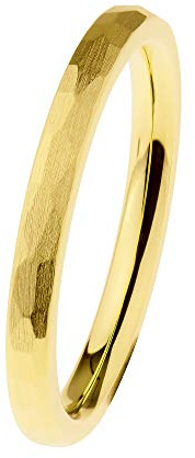Ernstes Design Evia Ring R540 Edelstahl gelb vergoldet Vorsteckring