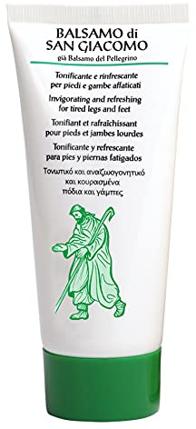 Bioapta Balsamo di San Giacomo Verde – Crema Piedi Tonificante e Rinfrescante | Stanchezza e Gonfiore | 100 ml