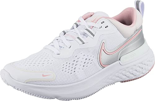 NIKE React Miler 2 Zapatos White/Pink Glaze-Light Soft Pi 36.5