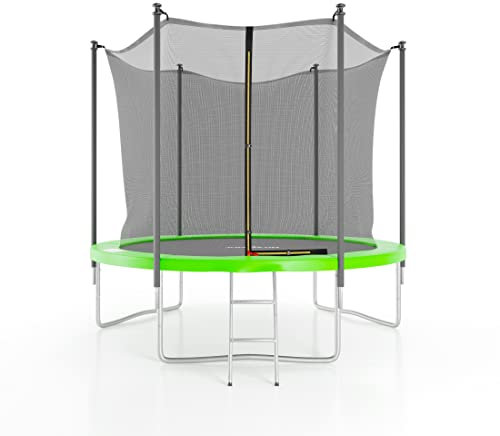 Cama Elástica ø244 cm- 8FT- Red Interior, Colchoneta de protección y Escalera