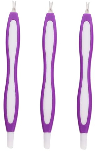 Healeved Nagelwerkzeug aus Edelstahl mit Gabel zum Entfernen Abgestorbener Haut Leichtes und Langlebiges Design für Professionelle und Private Nagelpflege Zufällige Farbe