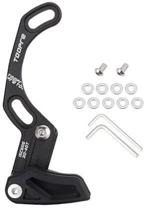 SHULLIN kedjeguide MTB downhill kedjeguide mountainbike kedjeguide cykelkedjeavvisande ISCG 05 MTB downhill cykelkedjeguide för cykeltillbehör med pedallager (svart)
