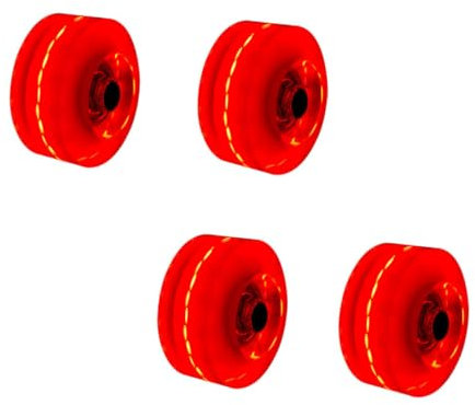 KOMBIUDA 4stücke Rollschuh Räder Skateboard Räder Für Skating Zubehör Installieren Verschleißfest Und Bruchfest Für Flache Straßen Und Rampen