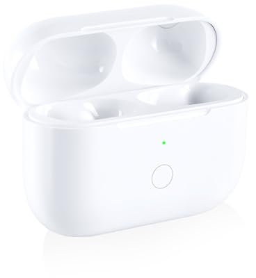 Wireless Charging Case Replacement Compatible with AirPods Pro 1st & 2nd Generation, AirPods Pro 1st & 2nd Charger Case with Bluetooth Pairing Sync Button