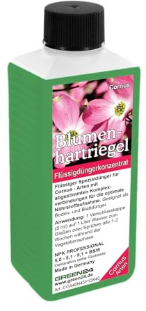 Blumenhartriegel-Dünger - Cornus kousa Flüssigdünger für Blüten-Hartriegel - NPK 250 ml