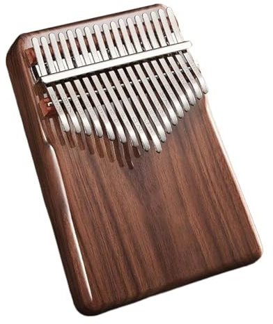 Kalimba Instrument 17/21 Key Kalimbas Black Walnut Initiants Kalimba Professionelles Daumenklavier Mit Musiktastatur(17 key)