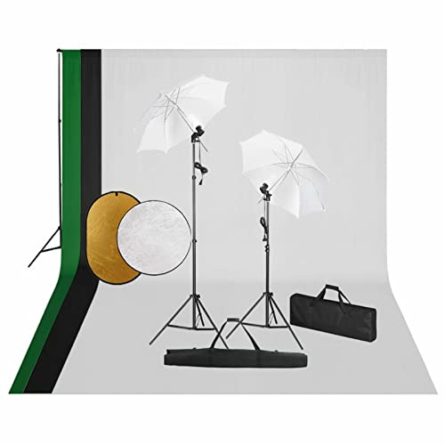 Snsowed Kit Studio Fotografico con Luci Fondale e Riflettore,Studio Foto,Fotografia,Illuminazione e Studio,Luci e Flash da studio-3067116