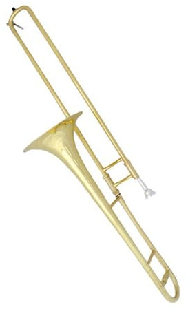Leichte Posaune Alt B Posaune goldlackiertes Musikinstrument