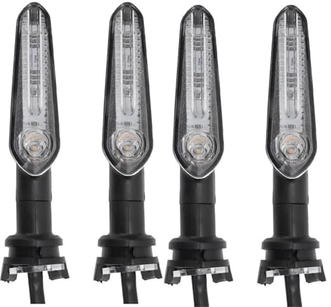 SQNYDH Moto Indicadores Intermitentes LED Para Motocicleta, Delanteros O Traseros Para YAMAHA MT-07 MT-09 Tracer 900 700 9 7 GT MT 07 09 (2021-2024) Intermitentes Luz De Señal De Giro(Conjunto 1)