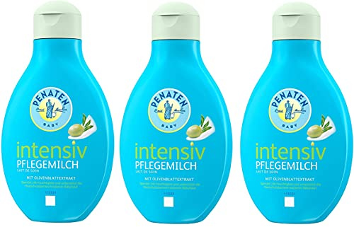 Penaten Baby Intensiv Pflegemilch mit Olivenblattextrakt 400ml (3er Pack)
