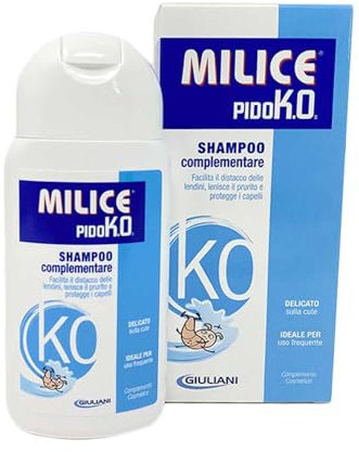 Giuliani Milice Pido K.O. Shampoo Delicato Complementare Anti Pidocchi, 150ml