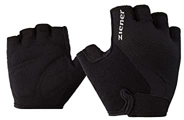 Ziener Kinder CRIDO Fahrrad-, Mountainbike-, Radsport-Handschuhe | Kurzfinger - atmungsaktiv/dämpfend, black, S