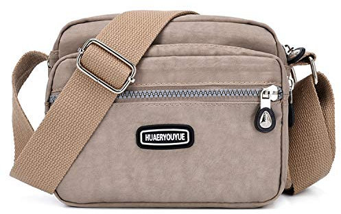 Outreo , Damen Umhängetasche Beige Beige One