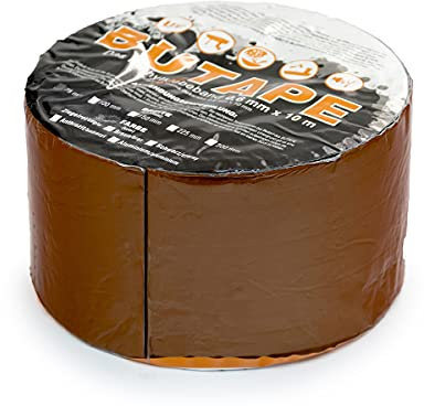 DQ-PP Dachdeckerband 300mm | 1 Rolle (10 Meter) | Farbe Ziegelrot | Abdichtband | Reparaturband | selbstklebendes | Dachband | Deckerband | Band | Dachreparaturband