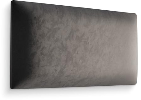 Muralo Panel de Pared Tapizado de Terciopelo - 50x30 cm, Grafito