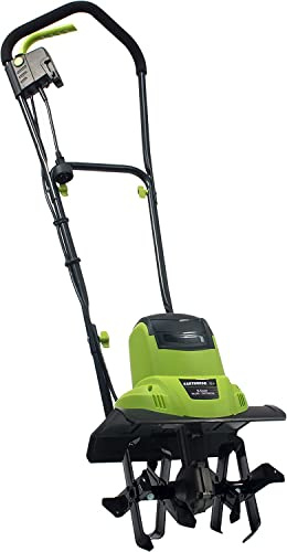 Earthwise Power Tools by ALM TC70065EW 6.5-Amp 11-Inch Corded Electric Garden Tiller Cultivator, Green