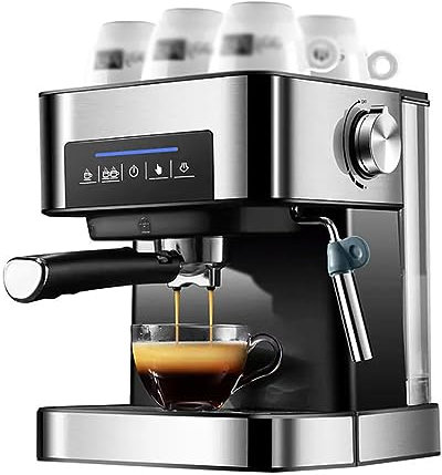 Barista Automatique, Machine À Expresso Semi-automatique De 850 W Avec Mousseur À Lait Et Réservoir D'eau Amovible De 56,3 Oz, Extraction Haute Pression De 20 Bars, Adaptée Au Cappuccino, Au Latte