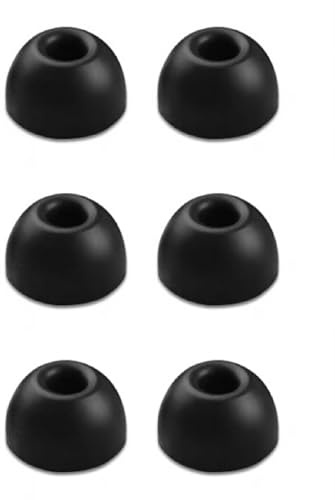 3Paar Ohrstöpsel für Beats Studio Buds Wireless True Headphones, In-Ear Tips Noise Cancellation Ohrstöpsel Ersatz für Beats Fit Pro Fit Charging Case-Schwarz