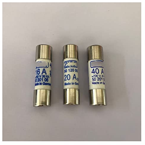 3 Stück Sicherungsrohr 5020106 700 V 14 x 51 mm 14 * 51 mm 10 A/16 A/20 A/25 A/32 A/40/50 A/63 A 5011806 Ersatzsicherung (Size : 35A)