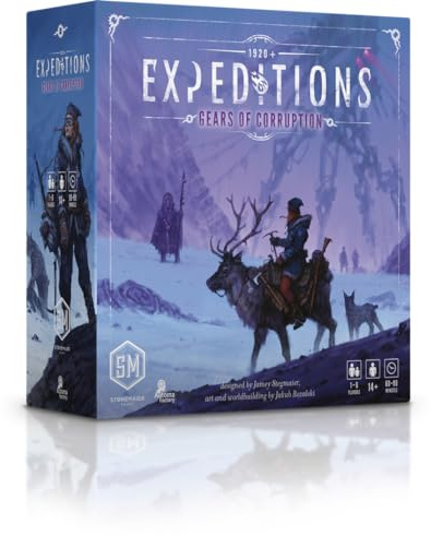 Expeditions: Gears of Corruption (Exp.) (ENGL.) | Erweiterung für Expeditionen – Ein Strategie-Brettspiel, neue Mechs, Charaktere, Heldenarbeiter und Kartenboni, 1–6 Spieler
