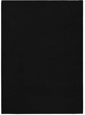 Garland Rug Medallion 12' x 15' Black Non Slip Polypropylene Area Rug- Ideal for Living Rooms & Hallways, Stylish & Durable for High-Traffic Areas