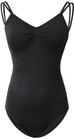 ROYAL SMEELA Ballett trikot mit bh damen spaghettiträger tanzen trikots nylon body ballettbody erwachsene balletttanztrikot ballerina balletttanzbody fuer frauen sexy tanzbody