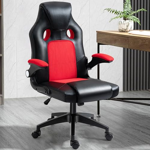 Esspoxi Ergonomic Gaming Office Desk Chair Comfortable Computer Chair With Racing Seat,Stylish Armrests,for Long Hours,Home,Study,Working,Executive,living,bedroom,hotel,dining Room(Orange)