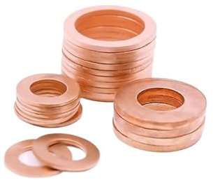 Unterlegscheiben sortiert 5 Stück M6 M8 M10 M12 M14 M16 M18 M20 T3 O-Ringe Dichtring Kupferdichtung Bootsdichtung Flachdichtring Fitting Befestigungsscheiben(M12 (12x20x2))