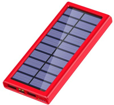 Power Bank a energia solare, caricabatterie per telefono, batteria esterna da 10000 mAh, dispositivo portatile per casa, escursionismo, viaggi, campeggio, sopravvivenza