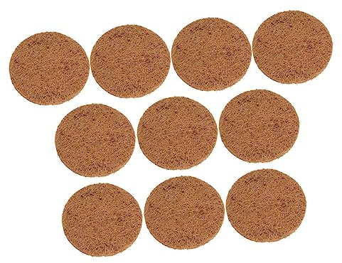 JOINPAYA 10 Pezzi Tappetini in Fibra di Cocco per Nido di Piccioni, Accessori per Nidi di Uccelli Supporto Naturale, per Allevamento Domestico di Colombe e Piccioni