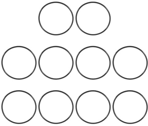 Alasum Pack de 10 Pulseras de Silicona Elásticas, Negras y Suaves, para Fiesta de Cumpleaños y Otros Eventos, Estilo Retro