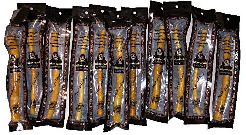 10x Miswak - Siwak - Meswak - Sewak - Holzzahnbürste Zahnputzholz Frisch (Schwarz)
