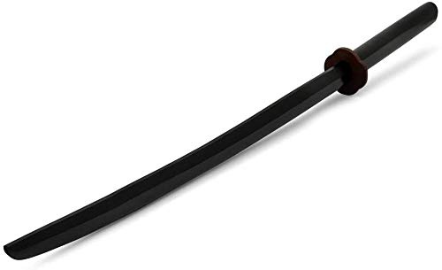 Playwell Martial Arts Deluxe Bokken für Kinder, Holz, Schwarz, Eiche, 84 cm