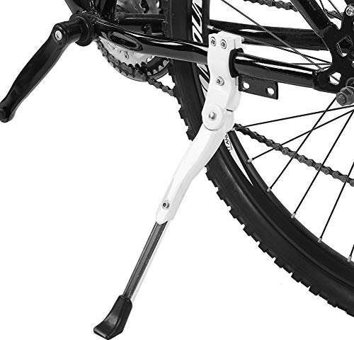 Outbit Bike Kickstand Weiß Fahrradständer 16 - Fahrradständer aus weißer Aluminiumlegierung für Radfahrer für 16 20 24 26(Weiß)
