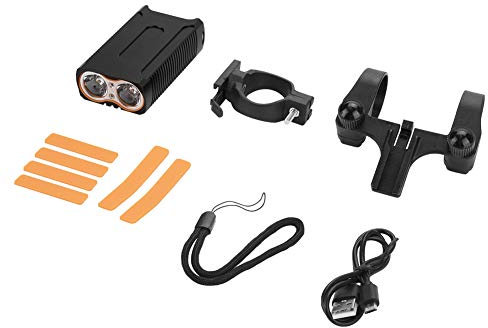 OUKENS Luz de Bicicleta LED, 2000lm Luz de Bicicleta LED Luces de Bicicleta USB Lámpara Recargable Antorcha Linterna para Ciclismo