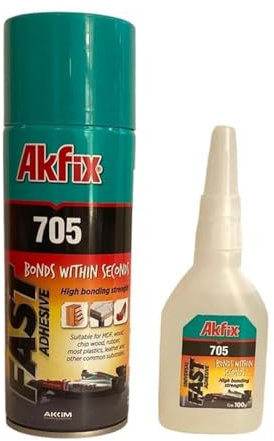 2x 50g Sekundenkleber 200ml Aktivator - Extra Stark - Sekundenkleber mit Aktivator, Sprühkleber, Schnelltrocknend, Wasserfest, Gummi, Holz, Leder, Metalle, Porzellan, Sprühdose, Hochviskos, Klebstoff
