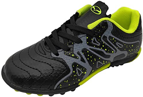 tiebaoGanar Fussballschuhe Kinder Leicht Trainingsschuhe Firm Ground Fussballschuhe Indoor Outdoor Leichtathletik Sportschuhe Jungen Mädchen Gr.30-40