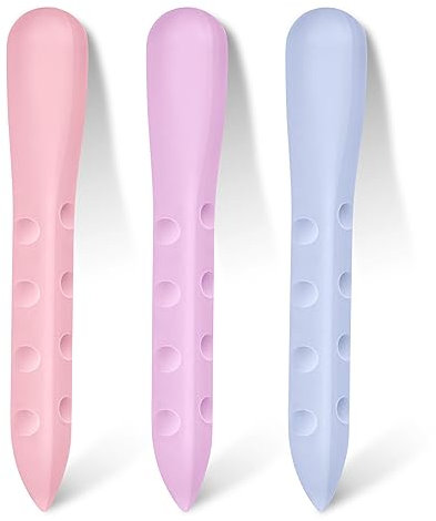 OFFCUP Gommes ColoréEs pour Enfant, 3Pcs Papeterie Enfant Gommes, Caoutchoucs Gomme en Caoutchouc Pour école Croquis Bureaux Dessin Peintures,Pour Enfant & élève (Rose)