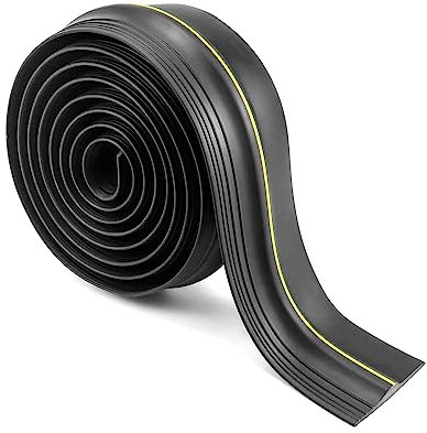 QWORK® 3M Garage Door Rubber Seal, Garage Door Draught Excluder, Weatherproof