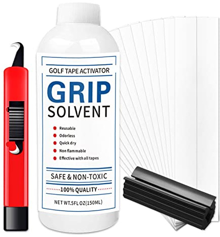 Golfklubbor Regripping-kit – Golf Grip-Kit för att greppa golfklubbor – handtagssatser för att greppa golfklubbor, inklusive krokblad, 15 greppbandremsor