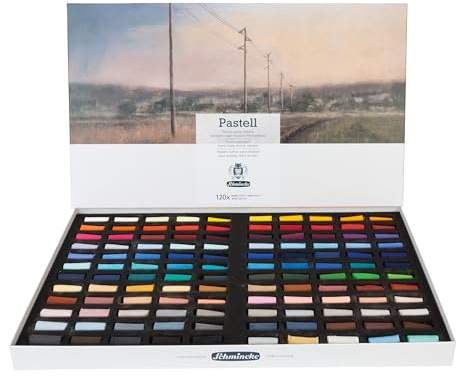 Schmincke Pastell Kartonset mit 120 halben Pastellstiften, 77 120 097