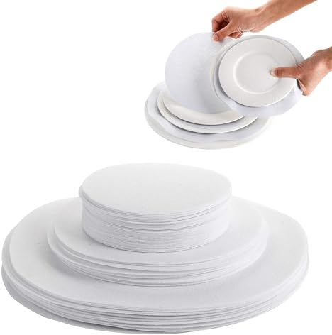 39 Stück Runde Filz Tellerteiler, Weiche Filzuntersetzer, Tellerschoner | Filzplatten Teiler, Geschirrschutz Pads, Filzplatten-Trennwände, für Geschirr Küche Pfannen, Töpfe Und Schüsseln(DREI Größen)
